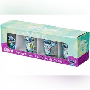 Disney Stitch Character Glass Set - Multicolor